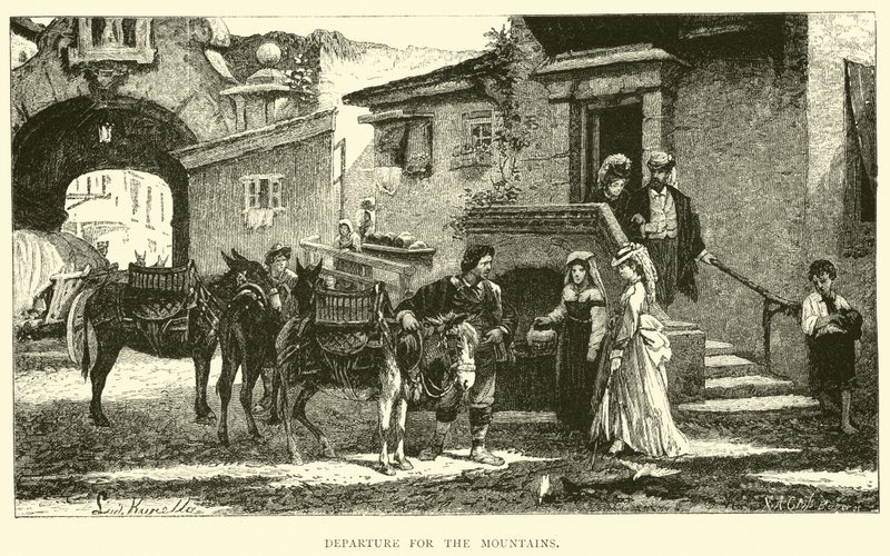 Indulás a hegyek felé alkotó: English School