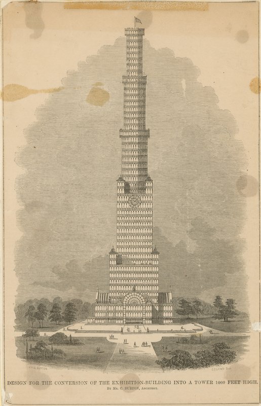 Charles Burton terve a Crystal Palace átalakításához alkotó: English School