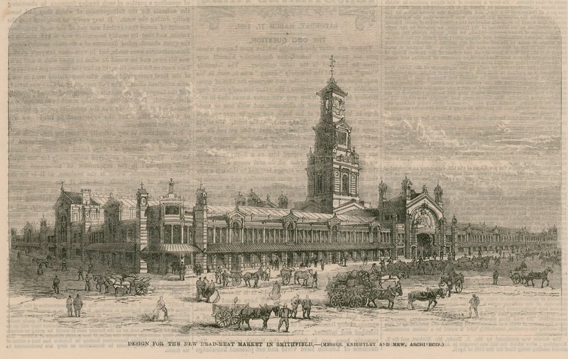 Tervezés a Smithfield új holthúspiacához alkotó: English School