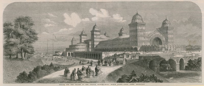 A Nép Palotájának tervezése alkotó: English School