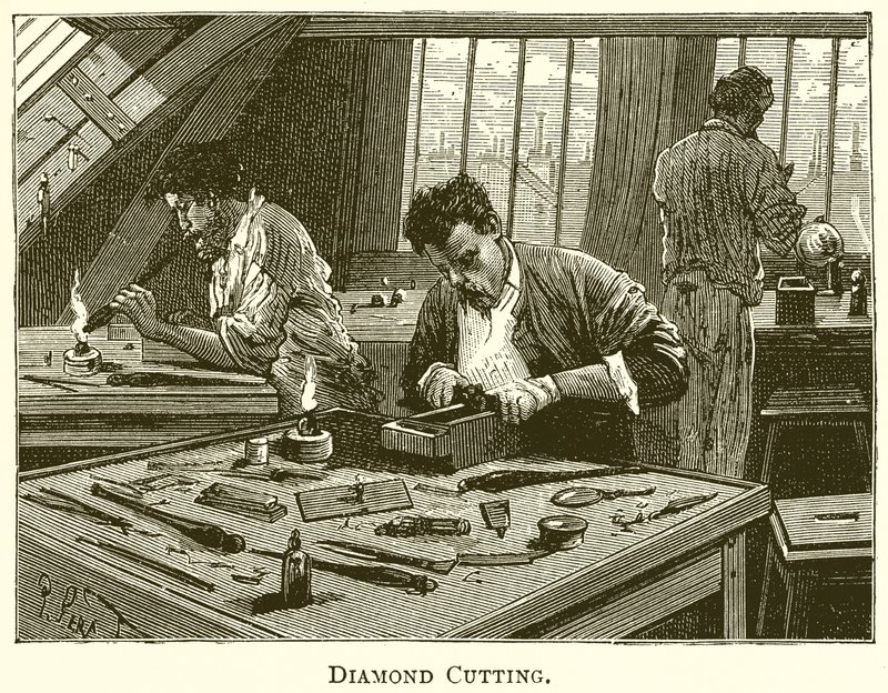 Gyémánt vágás alkotó: English School