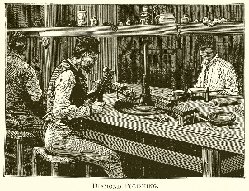 Gyémánt polírozás alkotó: English School