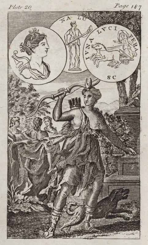 Diana (metszet) alkotó: English School
