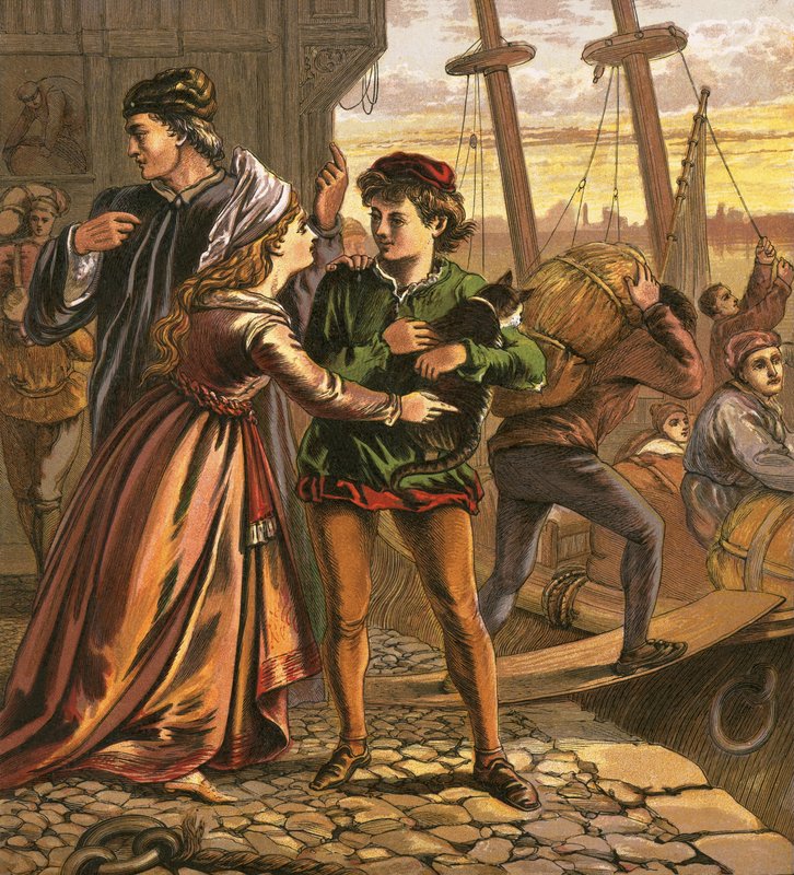 Dick Whittington alkotó: English School