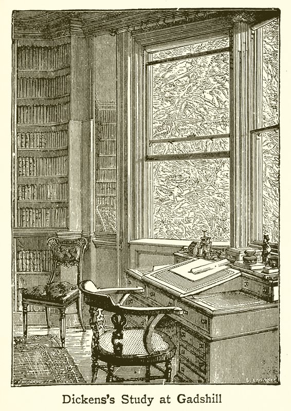 Dickens-tanulmány Gadshillben alkotó: English School