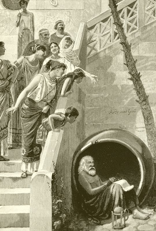 Diogenes alkotó: English School