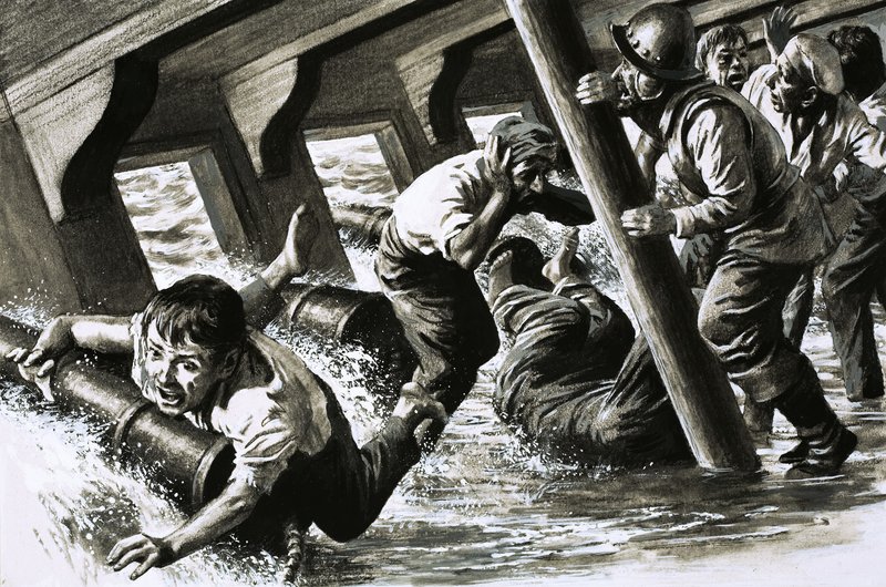 A katasztrófa gyorsan elérte a „Mary Rose”-t alkotó: English School