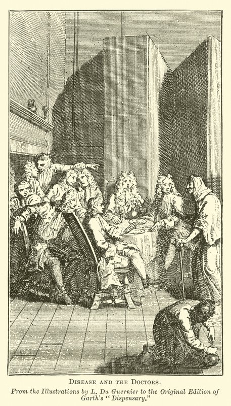 Betegség és az orvosok alkotó: English School