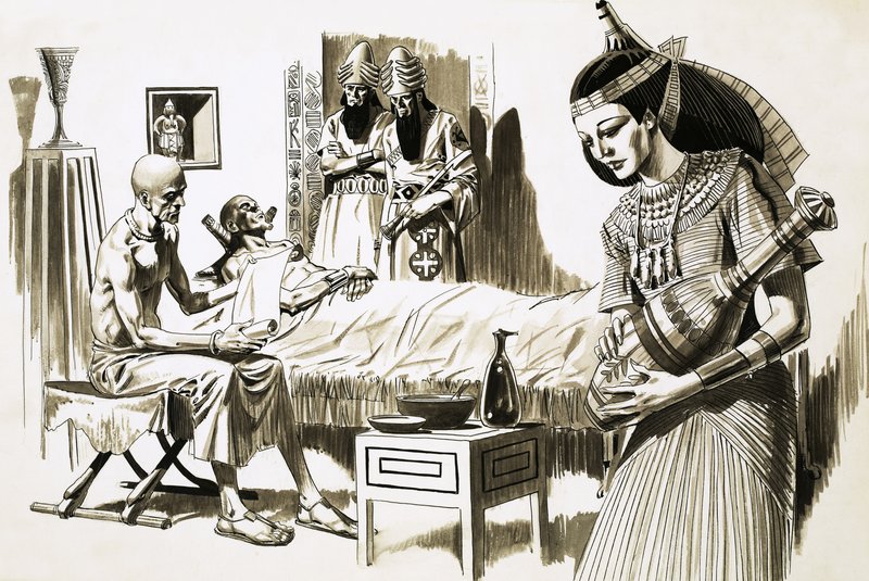 Az ókori Egyiptom orvosai alkotó: English School