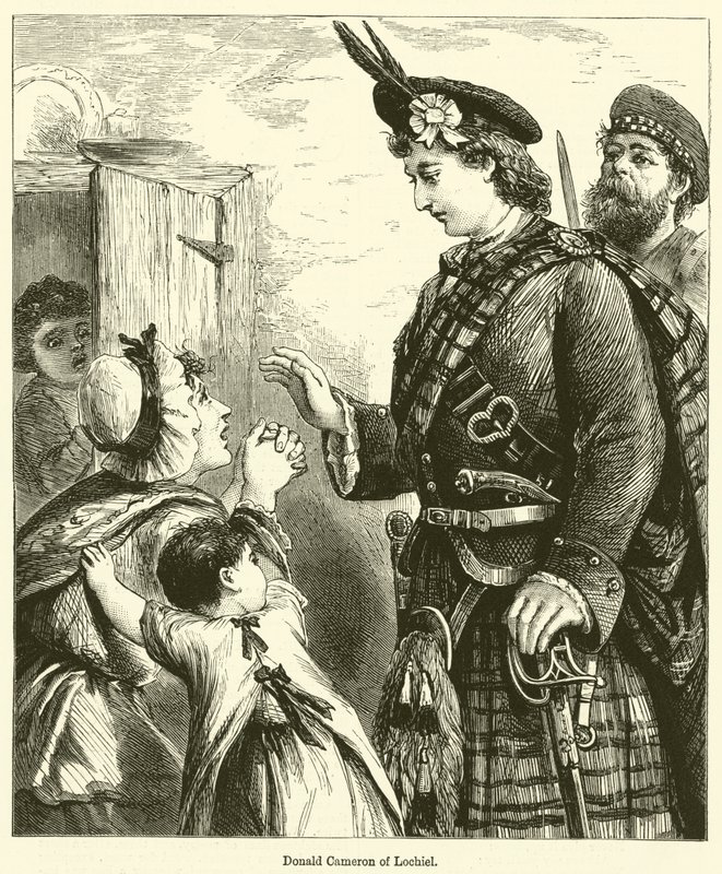 Donald Cameron of Lochiel (metszet) alkotó: English School