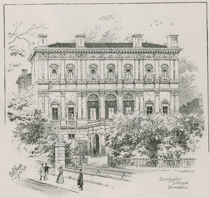 Dorchester House, Park Lane, London, Shahzada Nasrullah Khan rezidenciája alkotó: English School
