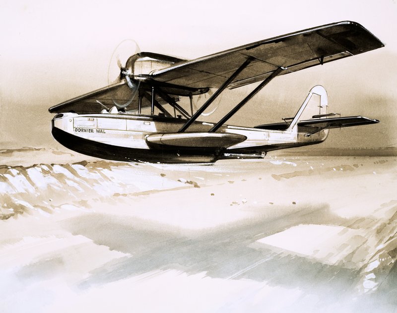 Dornier Wal, kétmotoros német repülőhajó alkotó: English School