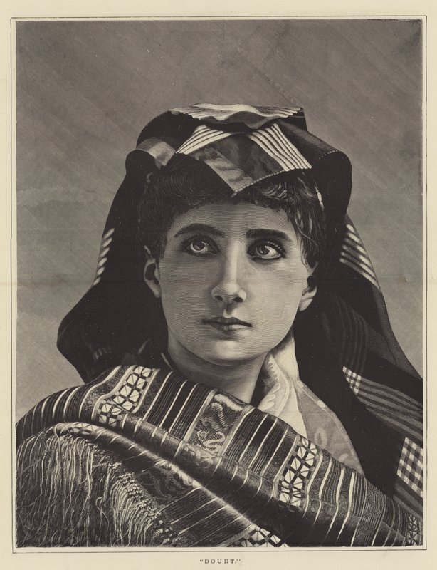 Kétség (metszet) alkotó: English School