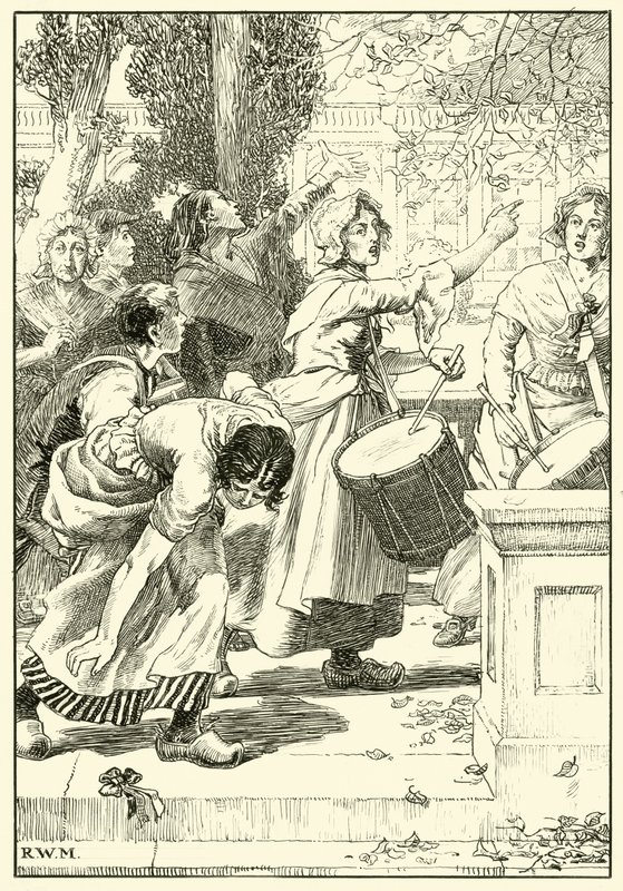 Le a szegények rablóival! (tinta papíron) alkotó: English School