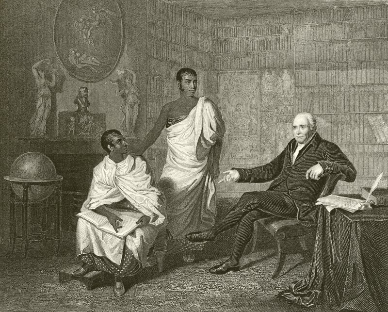 Dr. Adam Clarke és Buddha papjai alkotó: English School