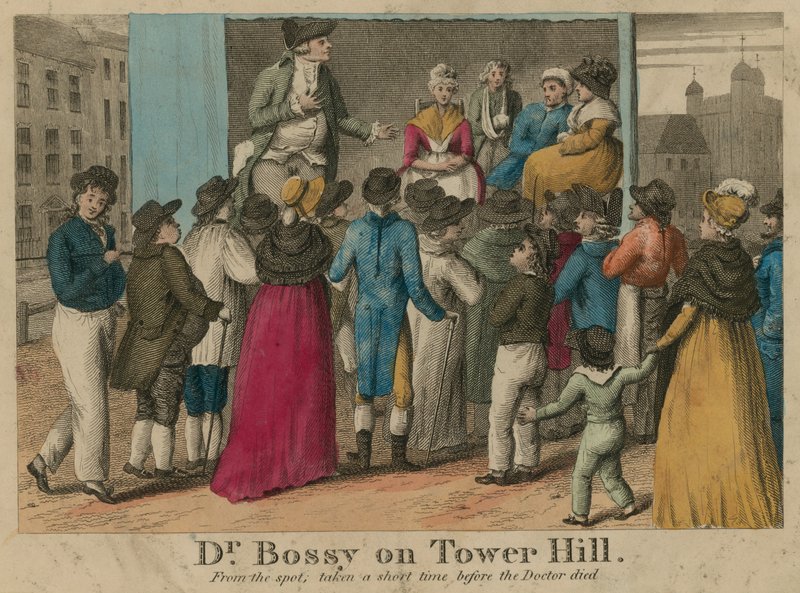 Dr. Bossy a Tower Hillen, Londonban alkotó: English School