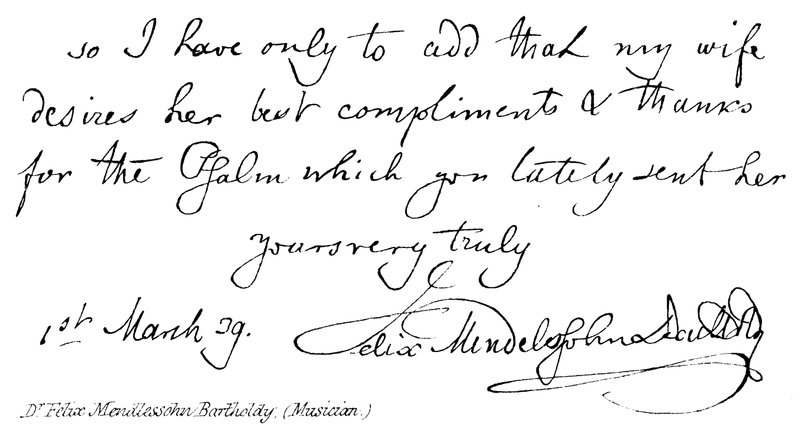Dr. Felix Mendelssohn Bartholdy, (zenész) alkotó: English School