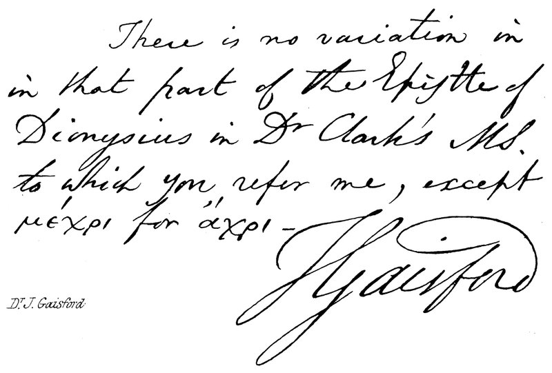 Dr. J Gaisford alkotó: English School