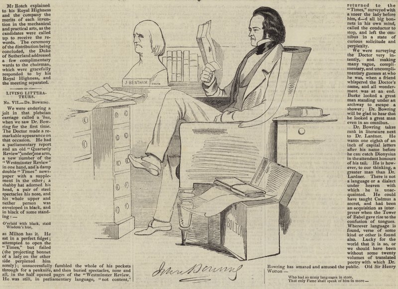 Dr. John Bowring alkotó: English School