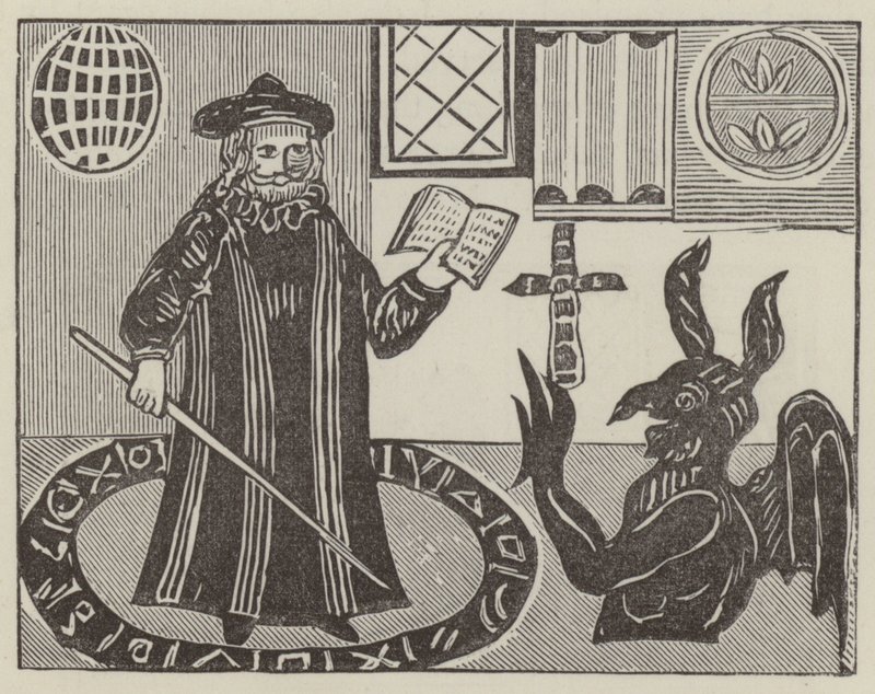 Dr. John Faustus (metszet) alkotó: English School