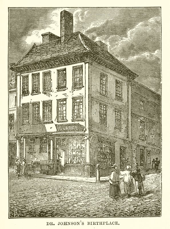 Dr. Johnsons születési helye alkotó: English School