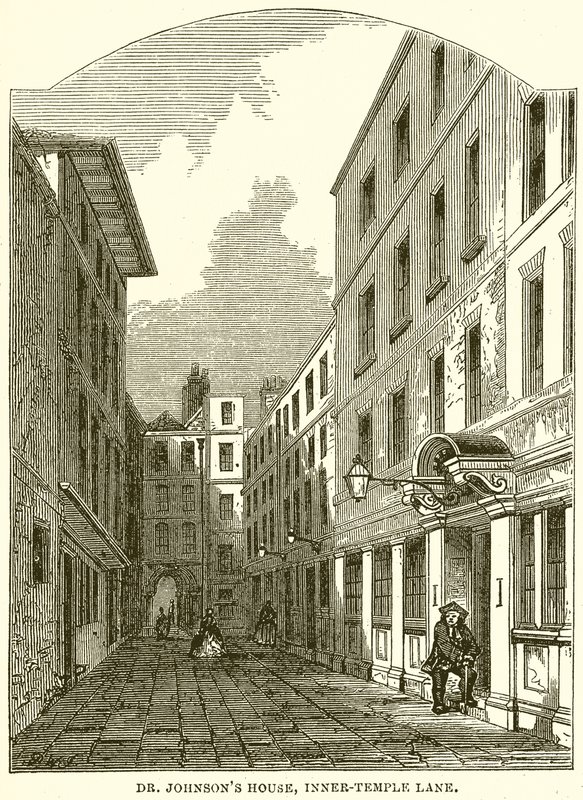 Dr. Johnsons House, Inner-Temple Lane alkotó: English School