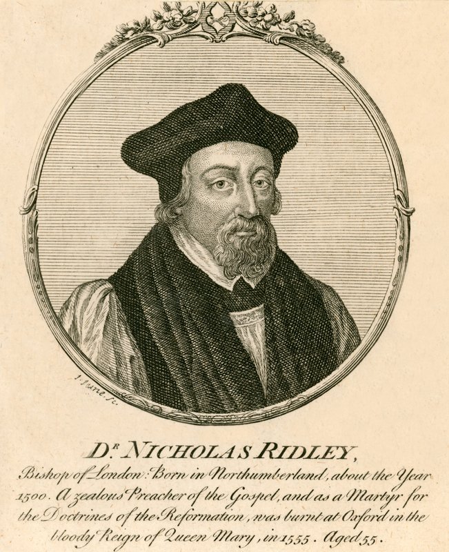 Dr. Nicholas Ridley alkotó: English School