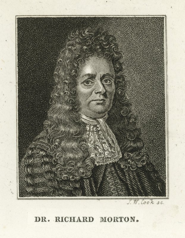 Dr Richard Morton (metszet) alkotó: English School