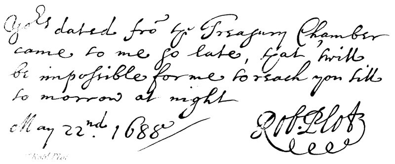 Dr. Robert Plot alkotó: English School