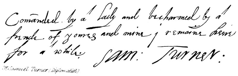 Dr. Samuel Turner (diplomata) alkotó: English School