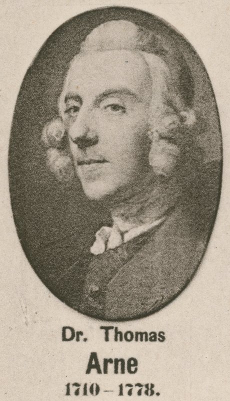 Dr Thomas Arne (metszet) alkotó: English School