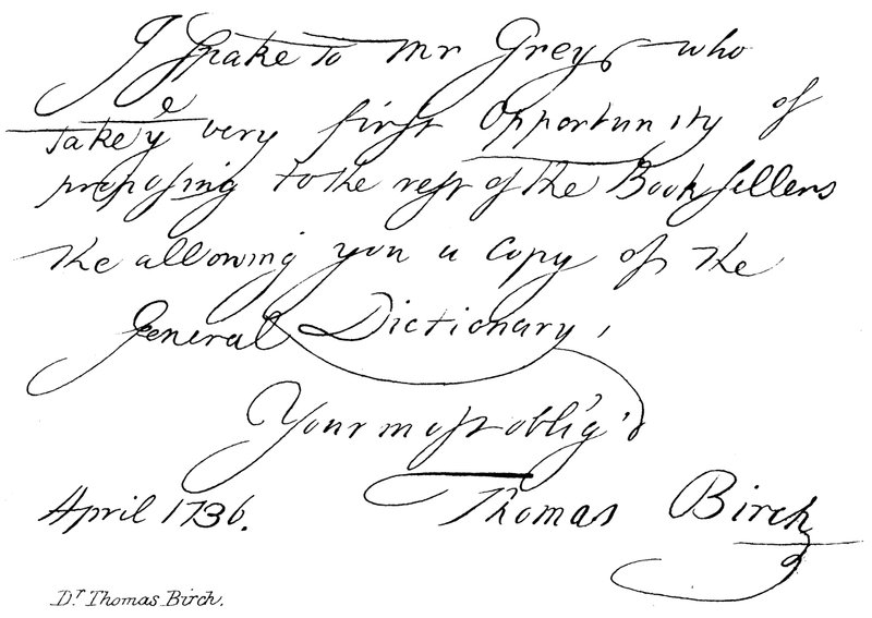Dr. Thomas Birch alkotó: English School