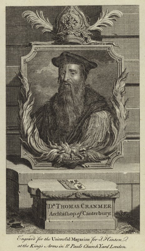 Dr. Thomas Cranmer, Canterbury érseke alkotó: English School