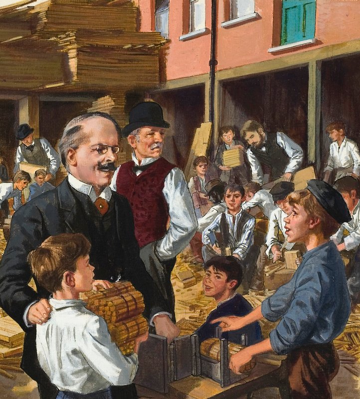 Dr. Thomas John Barnardo (1845-1905) (gouache, papír) alkotó: English School
