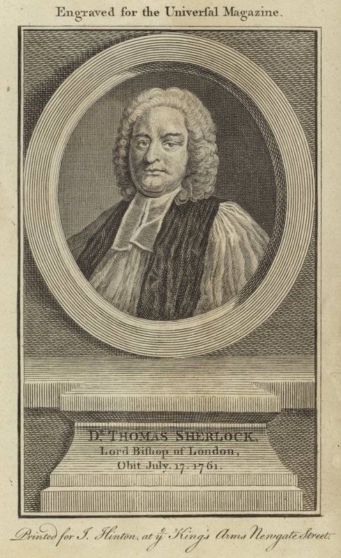 Dr. Thomas Sherlock, London püspöke alkotó: English School