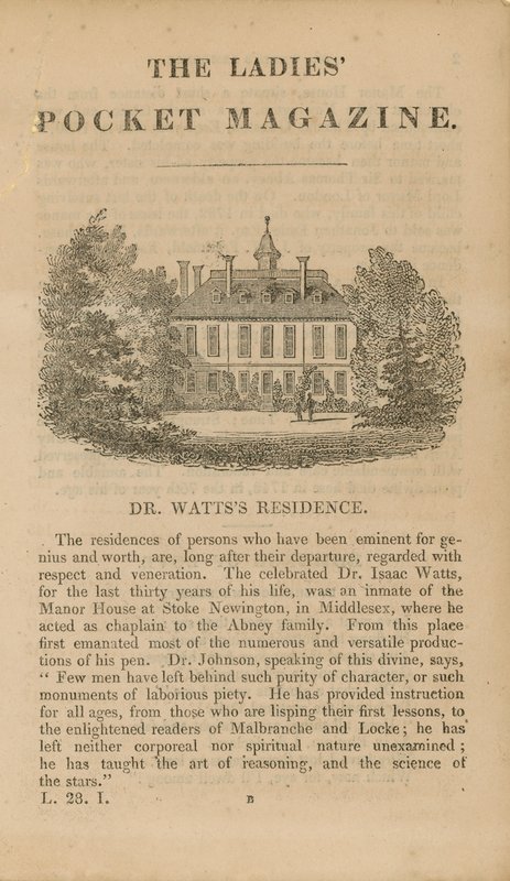 Dr. Watts rezidencia alkotó: English School
