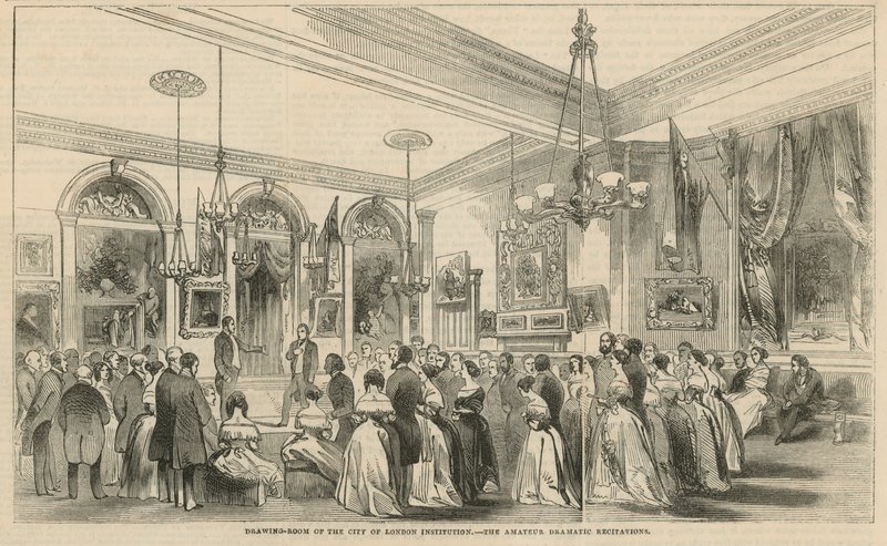 A City of London Institution szalonja alkotó: English School