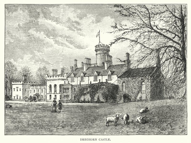 Dreghorn kastély (metszet) alkotó: English School