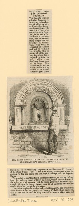 Ivókút, a Szent Sír templom mellett, Snow Hill alkotó: English School