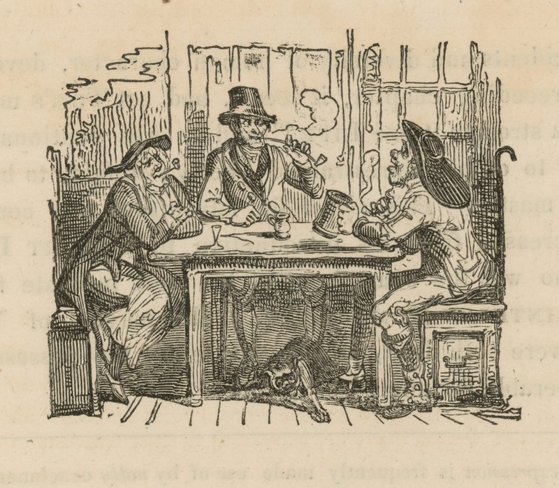 Ital egy londoni kocsmában alkotó: English School