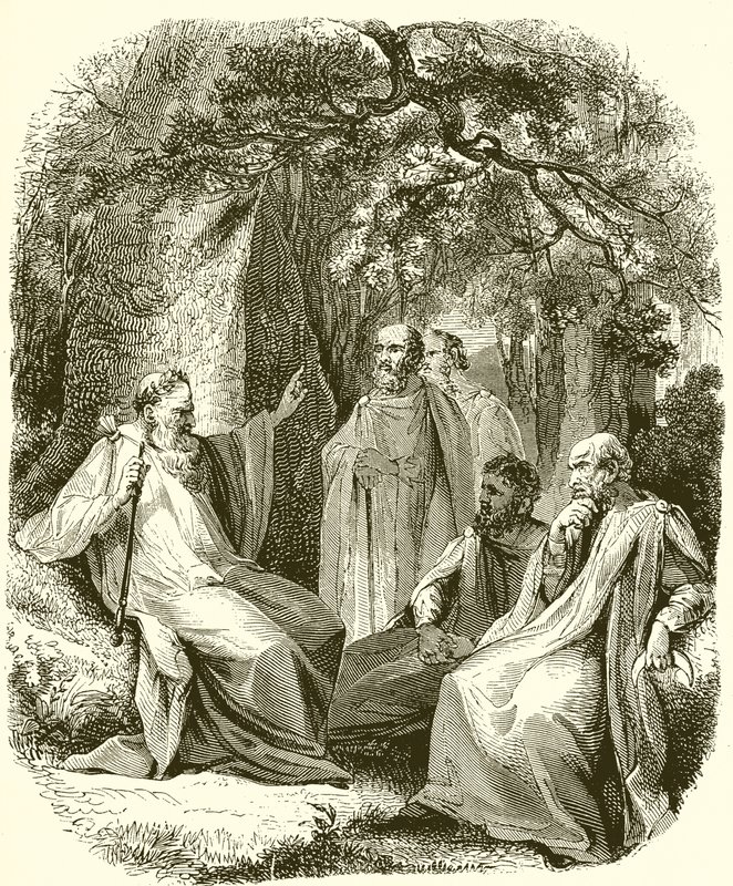 Druidák a Szent Ligetben alkotó: English School