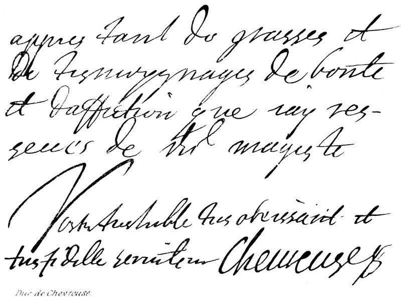 Chevreuse hercege alkotó: English School
