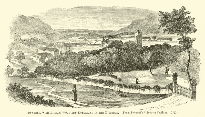 Dunkeld, Birnam Wooddal és Dunsinane-nel a távolban alkotó: English School