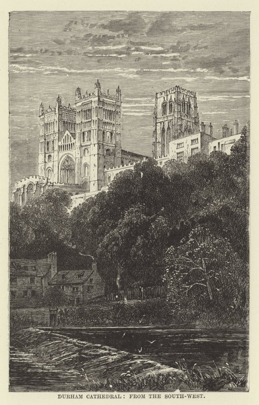Durham katedrális, délnyugat felől alkotó: English School