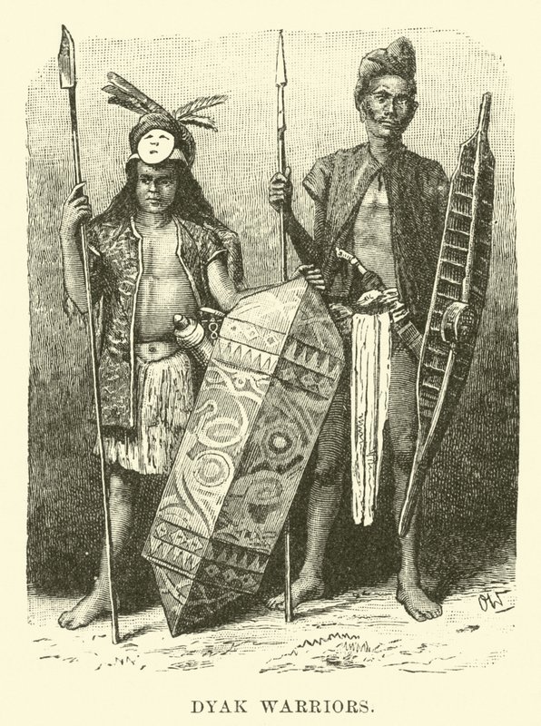 Dyak Warriors alkotó: English School