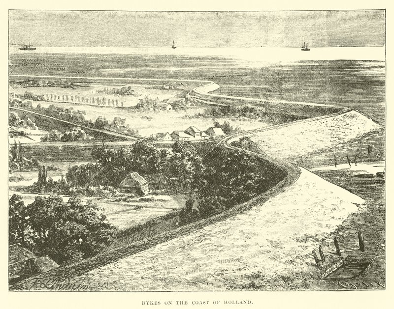 Dámok Hollandia partjainál alkotó: English School