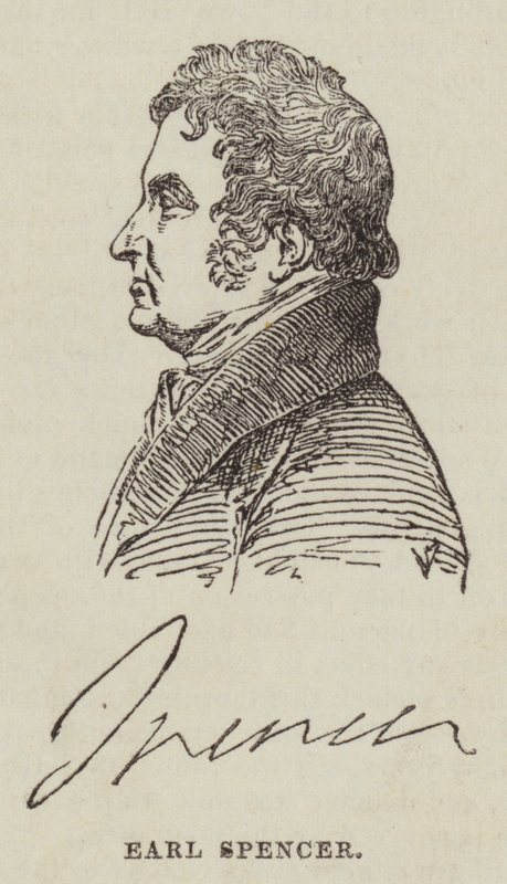 Earl Spencer (metszet) alkotó: English School