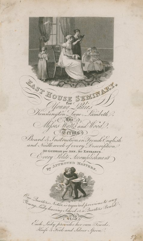 East House Szeminárium fiatal hölgyeknek alkotó: English School