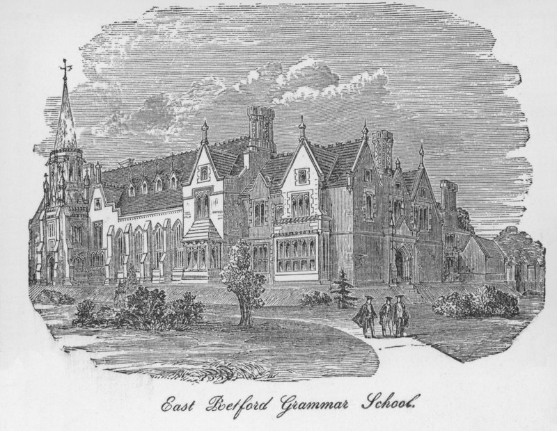East Retford Gimnázium (metszet) alkotó: English School