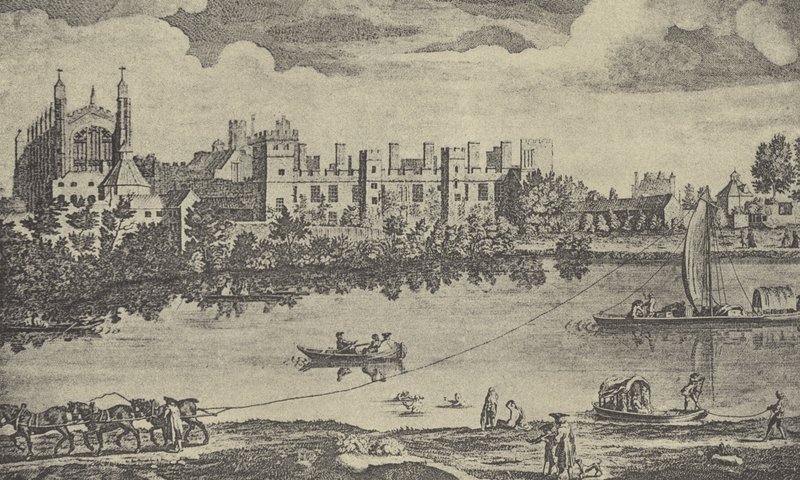 A főiskola keleti nézete, 1742 (mélynyomás) alkotó: English School